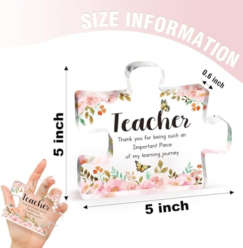 Image of Heart shaped plaque gift (Teacher)