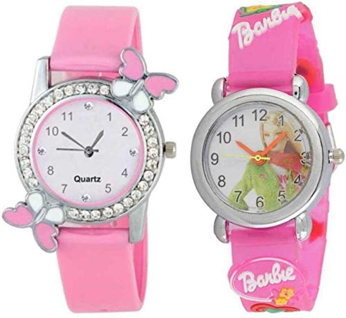 sba prime Butterfly Analogue Combo Watch for Women & Girls Pack 2 (Pink) (B082WGD6BZ) Amazon Price History, Amazon Price Tracker