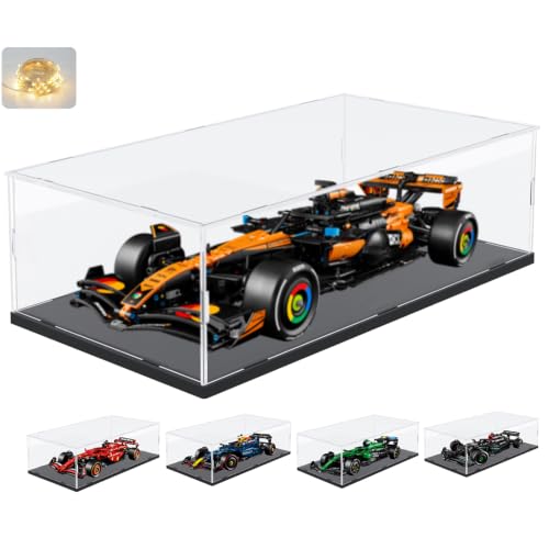 Vitrine Acrylique 3mm Grande pour Collection Lego 42228 McLaren MCL39 F1