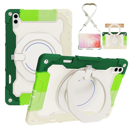 Coque Samsung Galaxy Tab S11 Ultra 5G 14.6" 2025 avec porte-crayon vert