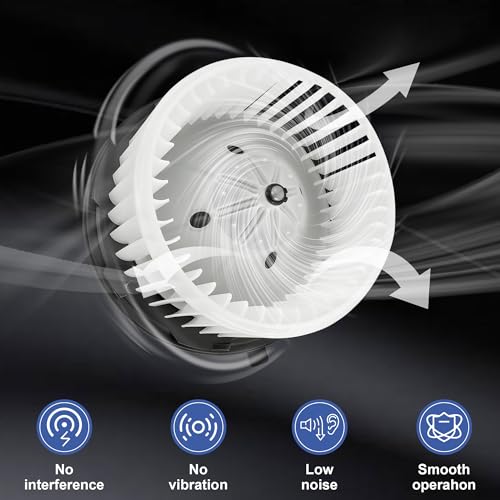Image of PartsFlow 700164 A /C Heater Blower Motor W /Fan Cage For 2007 2008 2009 2010 2011 2012 2013 GMC Sierra 2500 HD Sierra 3500 Yukon Hummer H2 4.3L 4.8L 5.3L 5.7L 6.0L 6.2L 6.6L 20760618 22741027