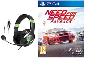 Nacon Wired Compact Controller for PS4 (Black) Playstation Official Licensed Product&Need for Speed Payback (PS4)