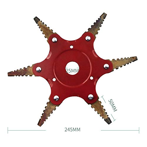 Loijon S-Forma Novo Estilo Dentado Lâmina de Cortador de Grama Acessórios para Cortador de Grama de