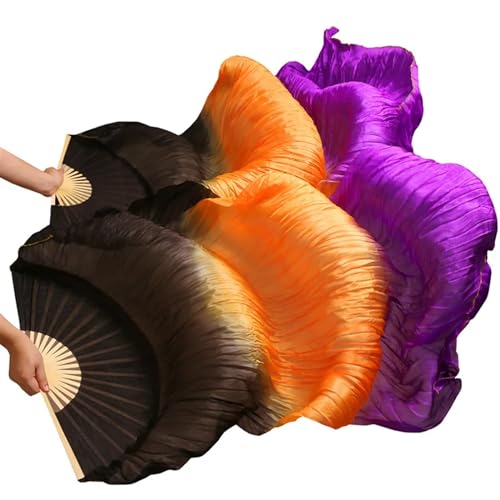 Éventails de danse orientale en soie pour maîtriser les voiles légers