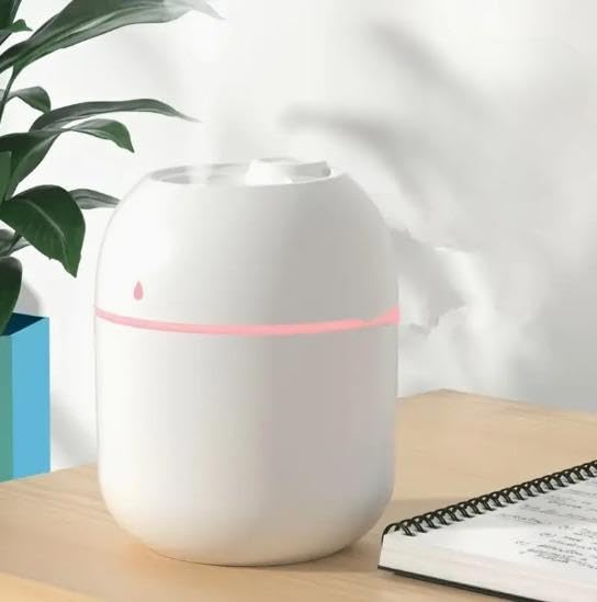 Generic Mini Essential Oil Diffuser - Aromatherapy Diffuser for Home, Bedroom - Portable, USB Powered, White, Plastic - Image 6