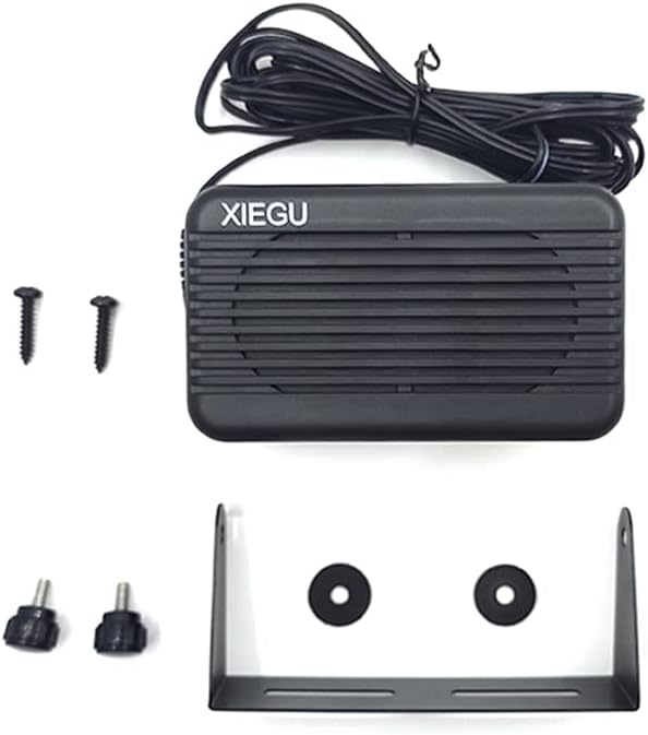 KJD Xiegu GY03 External Speaker for CB/Mobile/Ham Radio, HF Transceivers, Compatible with Xiegu G90 X6100 G1M