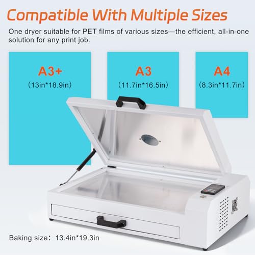 Four de transfert DTF double face A3+ pour éviter les erreurs de cuisson