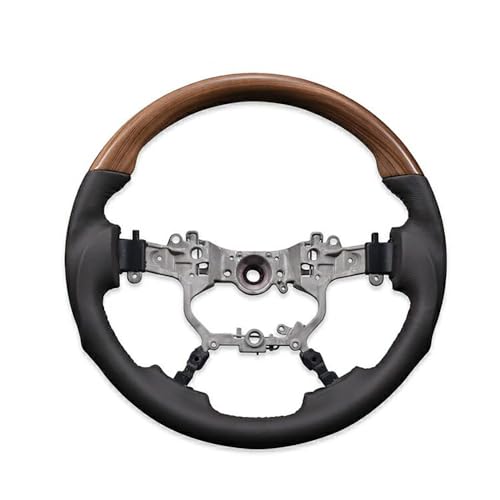 RAMBO ステアリング プラド150 後期 ガングリップ ライトブラウン ハンドル 純正交換 ウッド調 車種専用