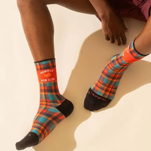 Image of Feetures Elite Ultra Light Cushion Mini Crew Sock - Sport Sock with Targeted Compression