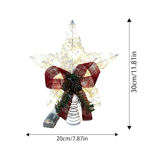 Estrella de Navidad iluminada ideal como adorno de vísperas y fiestas de Año Nuevo 6