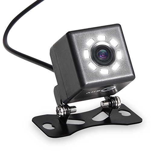 Rear Backup Camera, Esky 8 LED Night Vision Car Front with Guideline, One Button Control