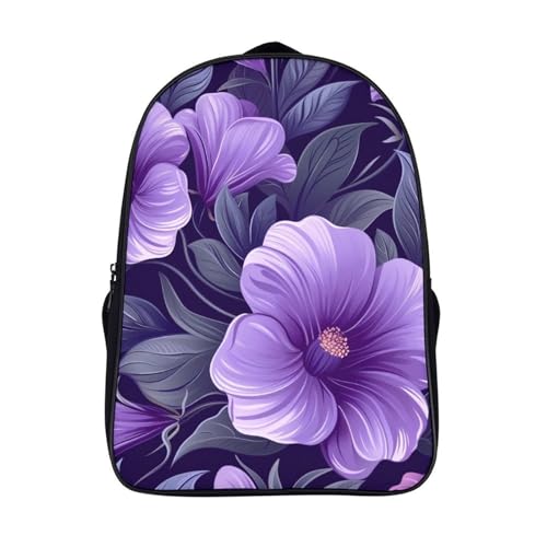 Mochila de lienzo poliéster Rose con acabados de alta resistencia para estudiantes y niñas
