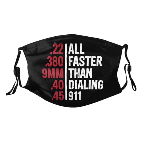 Faster Than Dialing 911 Adult Dust Mask Adjustable Dust Face with 2 Filter5513