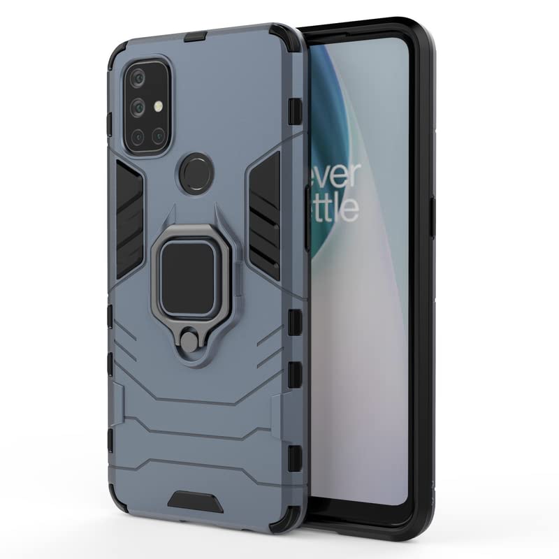 Imeigo Hybrid Armor Shockproof Soft TPU and Hard PC Back Cover Case with Ring Holder for OnePlus Nord N10 5G (Black) (B0BSLSMV73) Amazon Price History, Amazon Price Tracker