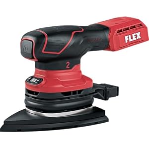 Flex Akku-Exzenterschleifer ODE 2-100 18-EC C (ohne Akku, Klett-Schleifplatte mit 10-Lochsystem, Multisander mit Drehzahlregelung 18 V) 532087