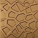 Ekena Millwork 19 5/8"W x 19 5/8"H Dublin EnduraWall Decorative 3D Wall Panel, Gold (12-Pack for 32.04 Sq. Ft.
