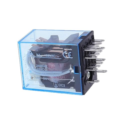 Relais intermédiaire MY4N-J AC 12V HH54P commutateur inverseur quadripôle en lot de 10