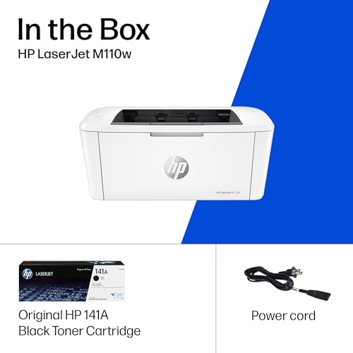 HP LaserJet M110w Wireless Black & White Printer, Print, Fast speeds, Easy Setup, Mobile Printing, Best-for-Small Teams by HP - Image 8