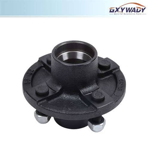 Kit roulement de remorque et moyeu 4 trous pour axe de 25.4mm 907kg