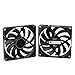 1pc 8010 80mm Slim Thinckness 10mm PWM Temperature Control 8cm Chassis Cooling Fan(White_NO RGB)