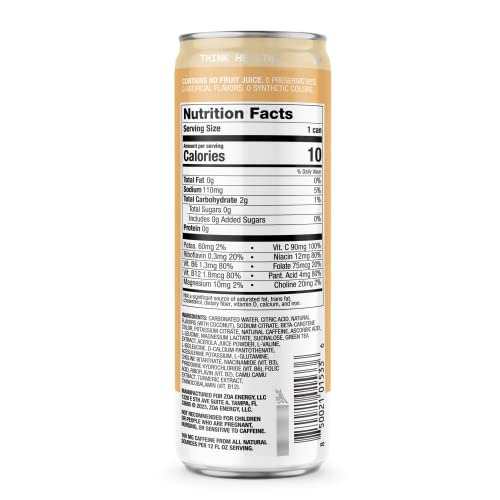 Zoa Energy Drinks Bundle, Super Berry, Wild Orange, & Pineapple Coconut 12Oz (36-Pack) #TOP5