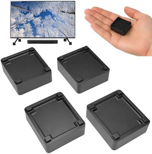 Tele Riser Amazon.com: 4 Pack Stackable TV Stand Riser Blocks, 1/2 Inch Adjustable ...