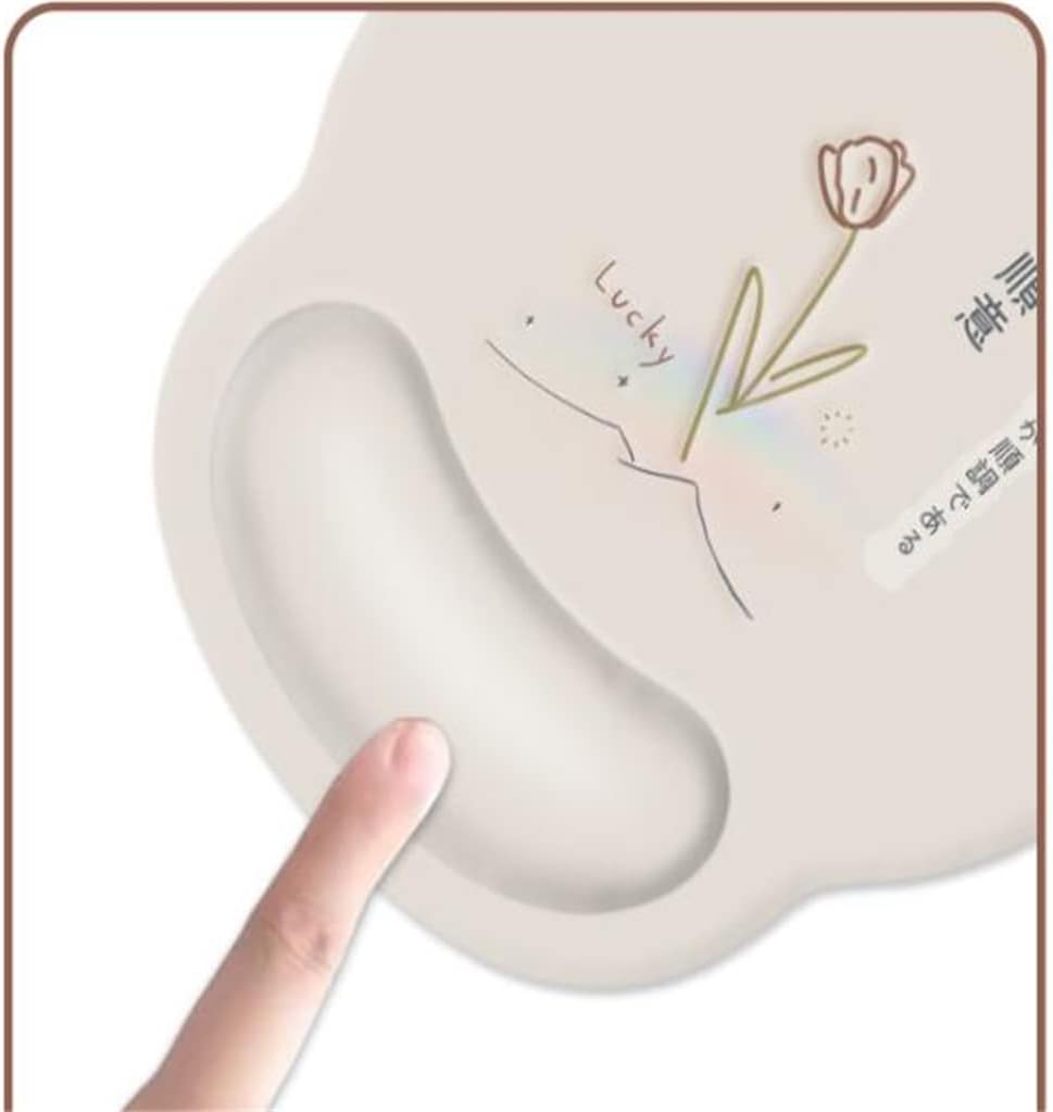 Wrist Mouse Pad Soft Silicone Keyboard Wrist Rest Stereo Laptop Keyboard Pad Cartoon Cute Office Pillow Palm Rest