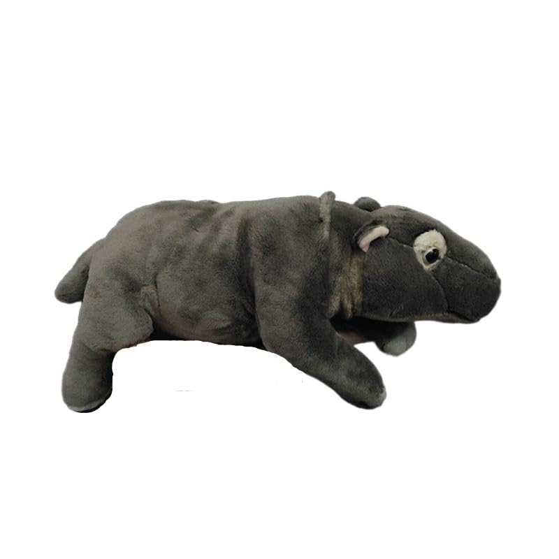 Peluche hippopotame doudou super doux pour enfant et adulte