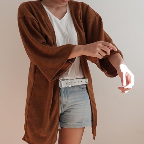 Rivet Studded Leather Waistband Jeans Belt - Punk Style4