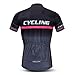 Men's Cycling Jersey Short Sleeve Bike Shirt Riding Tops Outdoor MTB Bicycle Clothing S Stripe