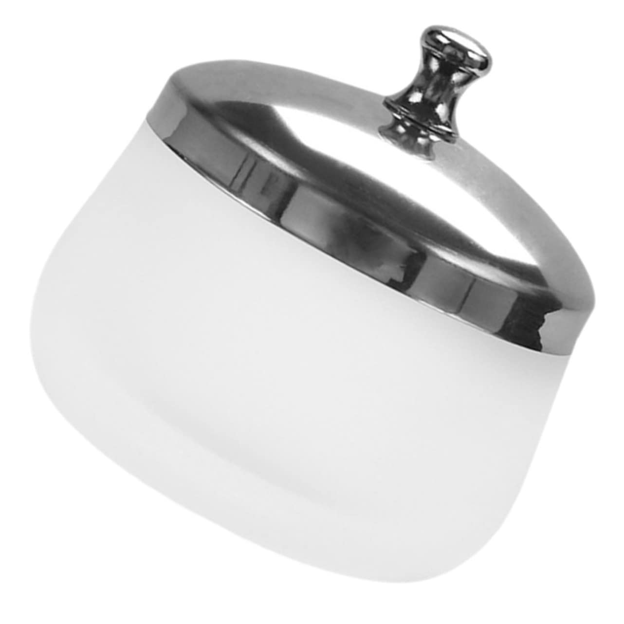 Outanaya Frosted Glass Nail Dish Lid for Manicure Stylish Nail Art Cup Suitable for Professionals and Beginners and Home Use