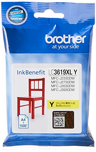 BROTHER Ink LC3619XLY Yellow - 1 500 PGS - MFC-J2330DW/ MFC-J3530DW/ MFC-J3930DW