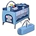 COSTWAY Lettino da Viaggio Lettino da Campeggio per Bambini Culla Neonato, Incluso Materasso + Accessori, 120 x 60 x 78 cm (Blu)