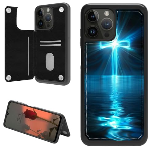Coque iPhone 16 Pro Max étui portefeuille en cuir idéal pour voyager léger au quotidien