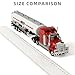 Risopen Tanker Semi Truck Toy, 1/50 Scale Kenworth W900 Diecast Model Trucks, Metal Semi Truck and Trailer Gifts for Boys Adult Model Car Collector