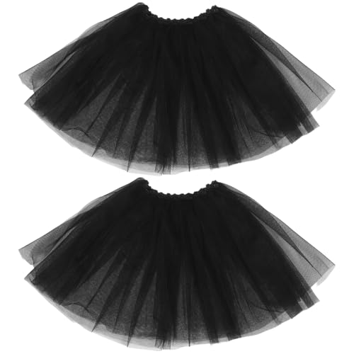 LUOZZY Black Tulle Bridal Shawl with Detachable Puff Sleeves Lace Trim for Wedding Performance Bride Accessories