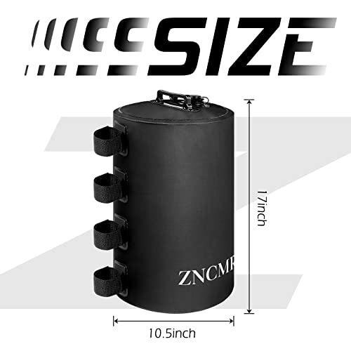 ZNCMRR Canopy Water Weight Bag 4 Pack 220 LBS Water Tent Weights Set of 4 Leg Weights for Gazebo Pop Up Canopies Tent (25L Black)
