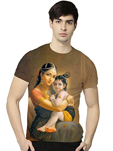 Image of STAND OUT All Over Printed Shiva, Krishna, Hanuman, Kali, Ram and Ravana, Ramayan, Bagavath Githa, Buddha Religious, Spiritual, Hindu Gods T-Shirts