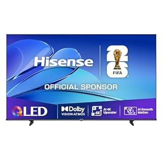 Hisense 55E7Q Fehrnseher, 55 Zoll, 4K UHD QLED, Smart TV, Game Mode Plus, Filmaker Mode, Dolby Vision Atmos, HDR10, HLG, HDR Immersive, AI 4K Upscaler, Dolby MS12, DTS X, Sprachsteuerung [2025]