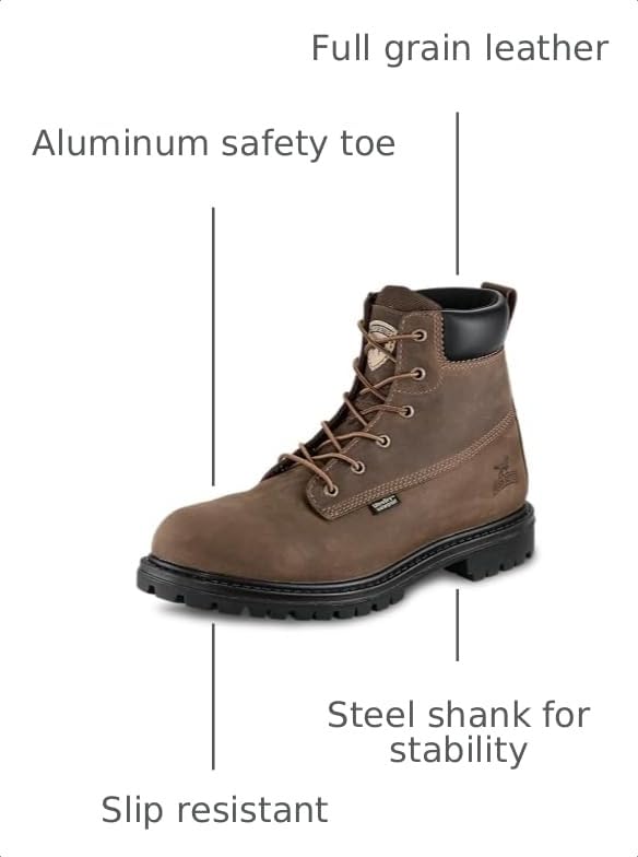 Image of Irish Setter, Hopkins, Men's, 6 inch, Waterproof, Aluminum Safety Toe, Work Boot