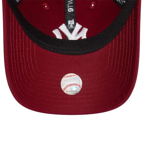 Miniatura 5 de New Era New York Yankees Mlb League Essential Rojo Vino 9twenty Gorra Ajustable