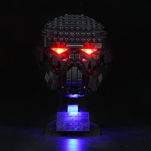 Kit de luces GC para casco Lego Star Wars Dark Trooper 75343 (jue...
