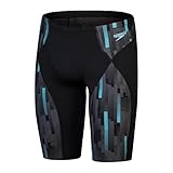 Speedo Endurance+ Max Kompressions-Schwimmhose Athletische Passform Performance-Material für Herren, Schwarz, USA Anthrazit, Marineblau, 26