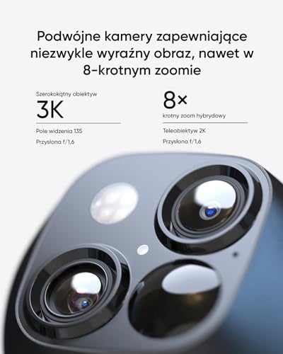 eufy Security SoloCam S340 Podwójne kamery Solarna kamera bezpieczeństwa Zewnętrzna bezprzewodowa, domowa kamera bezpieczeństwa 3K, nadzór 360°, Wi-Fi 2,4 GHz, brak opłaty miesięcznej