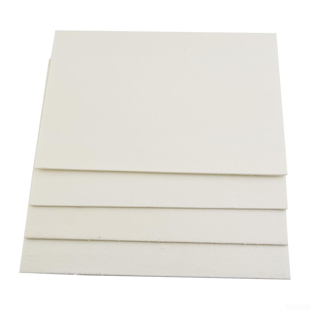 Daaxing A4 Ceramic Fiber Insulation Blanket Sheets,High Temperature Insulation Gasket,Heat Resistant A4 Ceramic Gasket Paper for Flue Pipe Cleaning Doors and Glass Seals(210mm x 297mm x 3mm) (B)