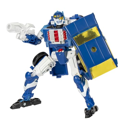 Transformers Legacy United Deluxe Class Robots in Disguise 2001 Universe Autobot Side Burn, 5.5-inch Converting Action Figure, 8+