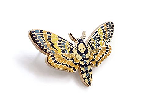 Pinsanity Death's Head Hawkmoth Enamel Lapel Pin