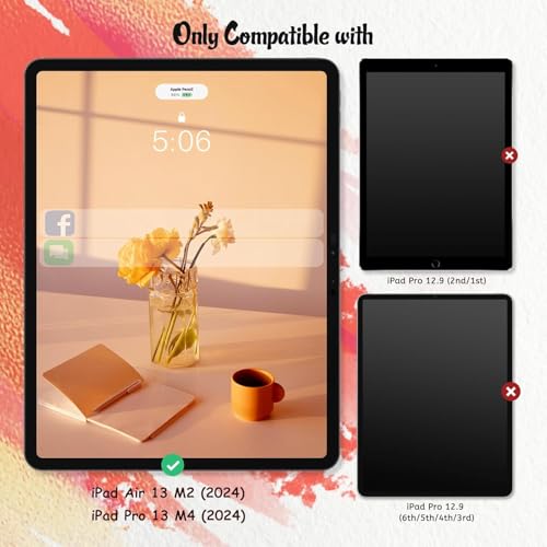 Image of Mizi (2Pack Paperfeel Screen Protector for iPad Pro 13 inch 2024 (M4) / iPad Air 13 inch 2024 (M2), Case Friendly Scratch Resistant HD Clarity, Apple Pencil Pro & Face ID Compatible