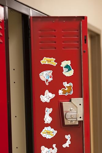 Pinky and The Brain Collection 100ct Vinyl Large Deluxe Stickers Variety Pack – Iconic Cartoon Designs for Laptop, Water Bottle, Tablet, Scrapbooking & Indoor/Outdoor Use