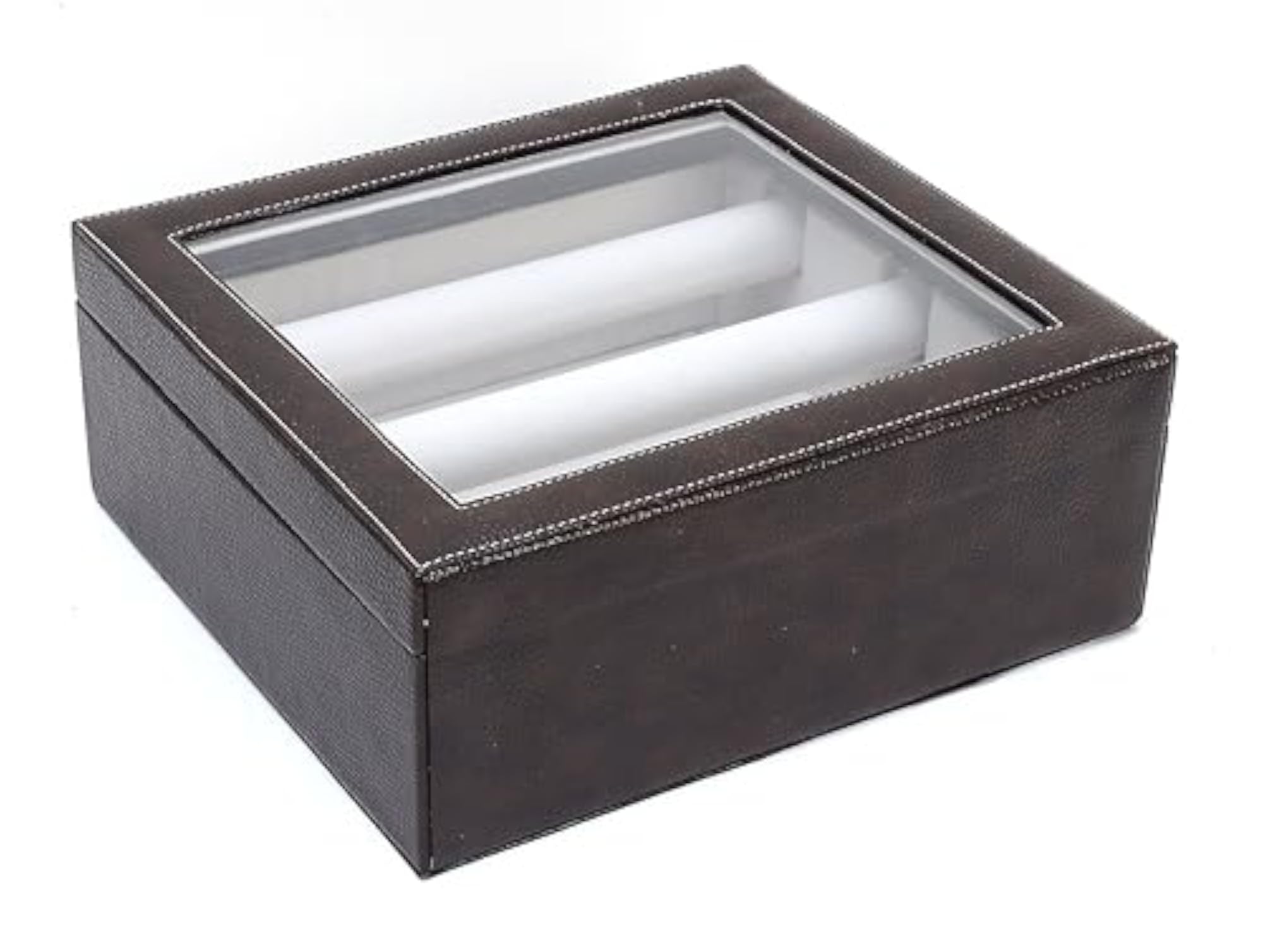 Vegan Leather 3 Roll Bangle Box for Women